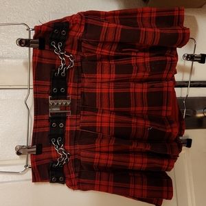 TRIPP Pleated Plaid Skirt!